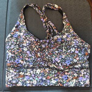 Floral Lululemon Sports Bra in Size 4